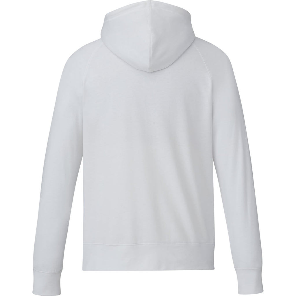 Dayton Classic Fleece Hoodie, Unisex Embroidery - White - Back
