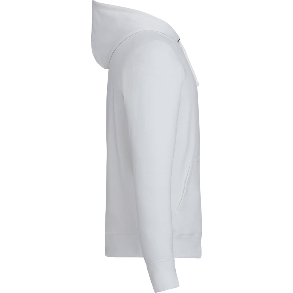 Dayton Classic Fleece Hoodie, Unisex Embroidery - White - Right Side