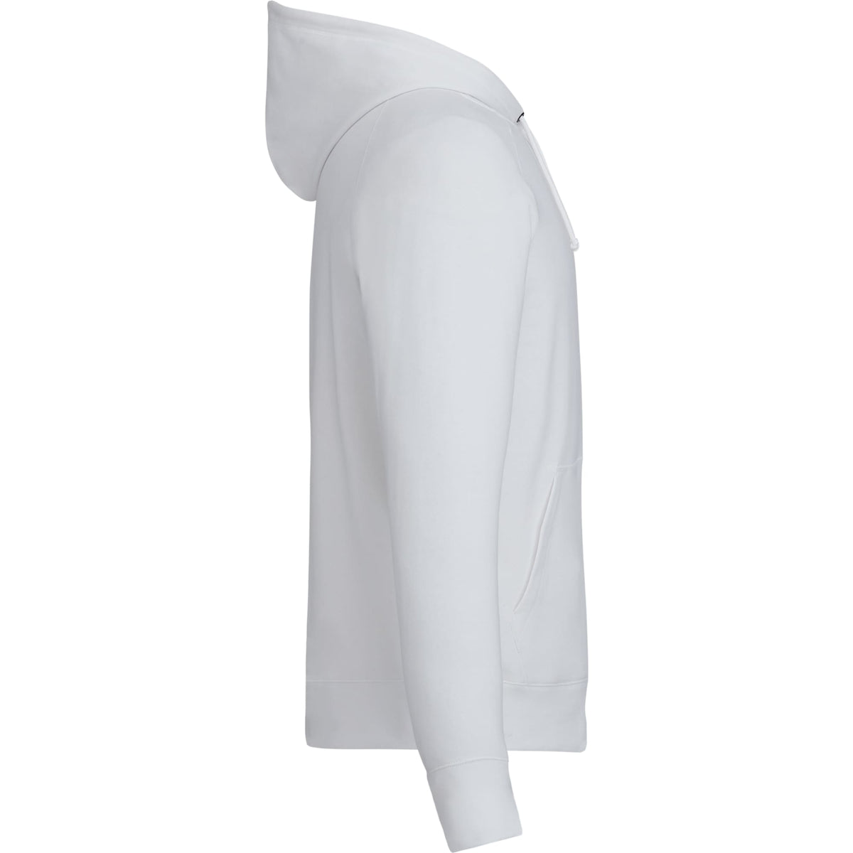 Dayton Classic Fleece Hoodie, Unisex Embroidery - White - Right Side