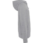 Dayton Crossover Neck Fleece Hoodie for Men Transfer - Heather Grey - Right Side