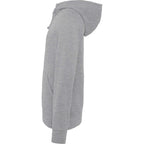 Dayton Crossover Neck Fleece Hoodie for Men Transfer - Heather Grey Secondary - Left Side