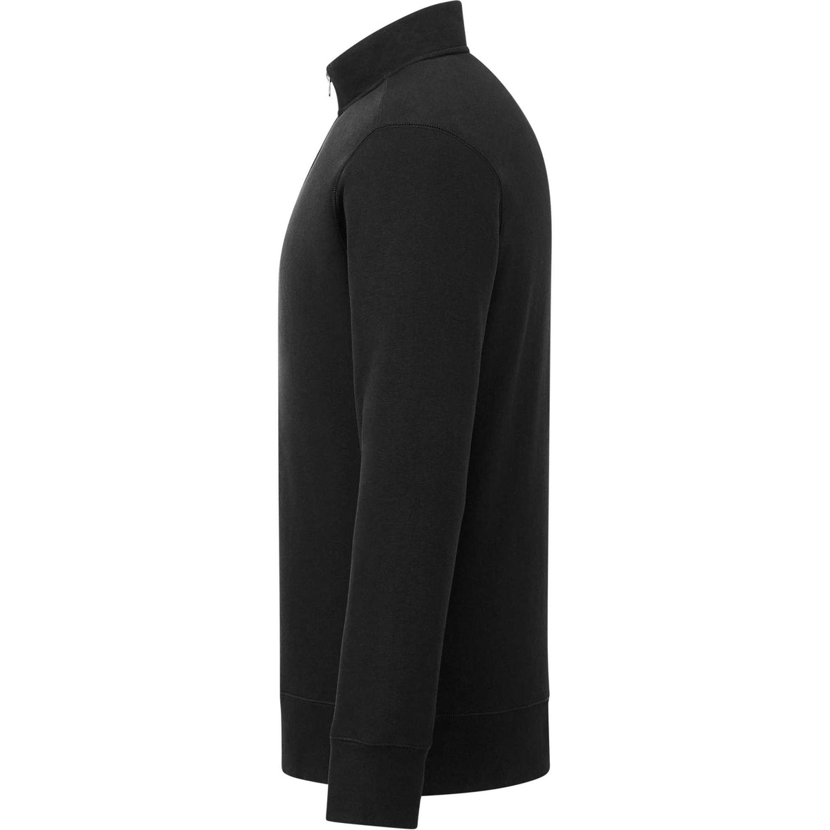 Dayton Fleece Half Zip Pullover for Men Embroidery - Black - Left Side
