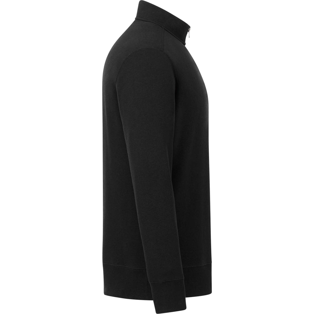 Dayton Fleece Half Zip Pullover for Men Embroidery - Black - Right Side