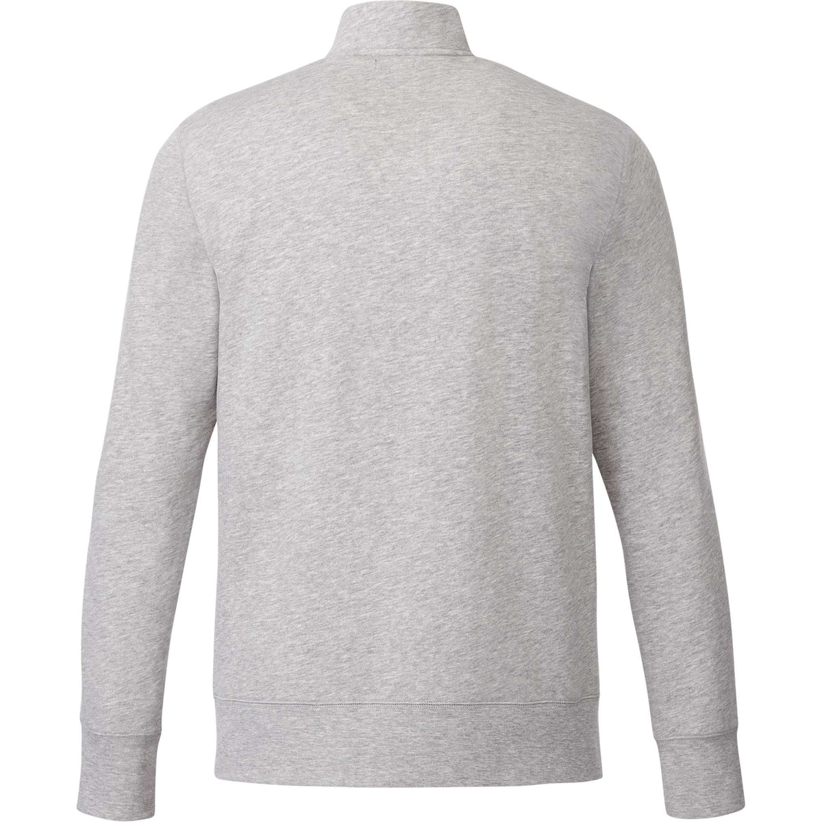 Dayton Fleece Half Zip Pullover for Men Embroidery - Heather Grey Secondary - Back