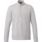 Dayton Fleece Half Zip Pullover for Men Embroidery - Heather Grey Secondary - Front 2