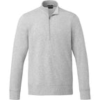 Dayton Fleece Half Zip Pullover for Men Embroidery - Heather Grey Secondary - Front