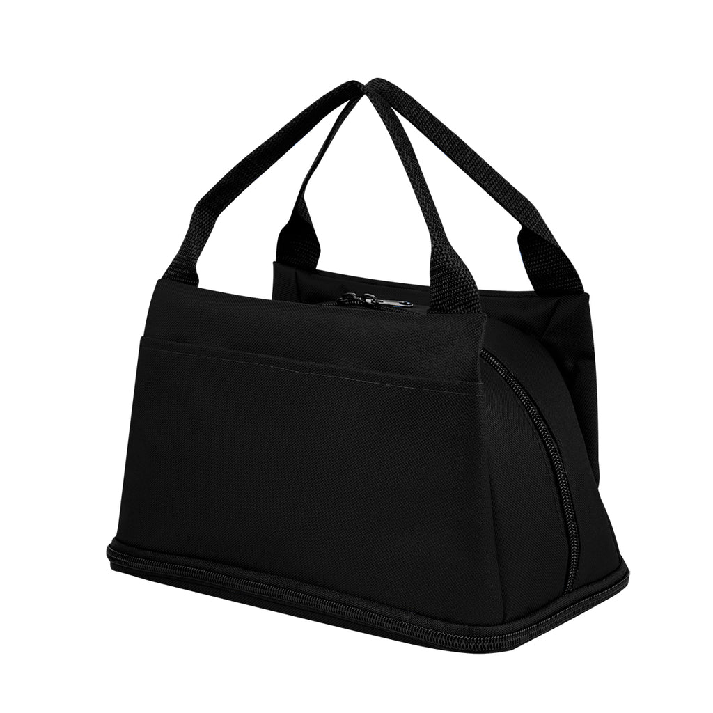 Denson Expandable Dual Compartment Cooler Bag - Black - Collapsed