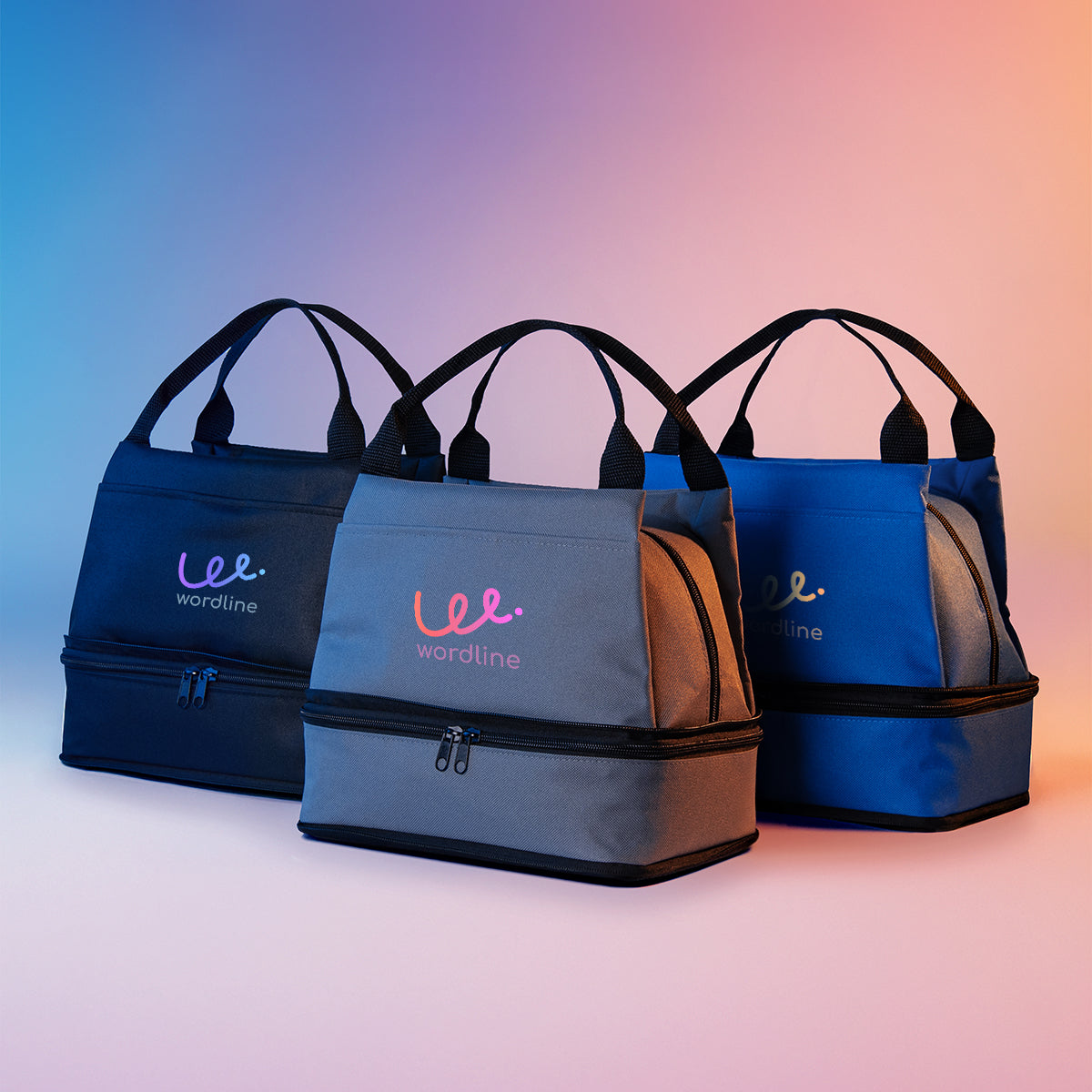 Denson Expandable Dual Compartment Cooler Bag - Black - Lifestyle_Colorbrite