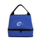 Denson Expandable Dual Compartment Cooler Bag - Black - Silk Screen