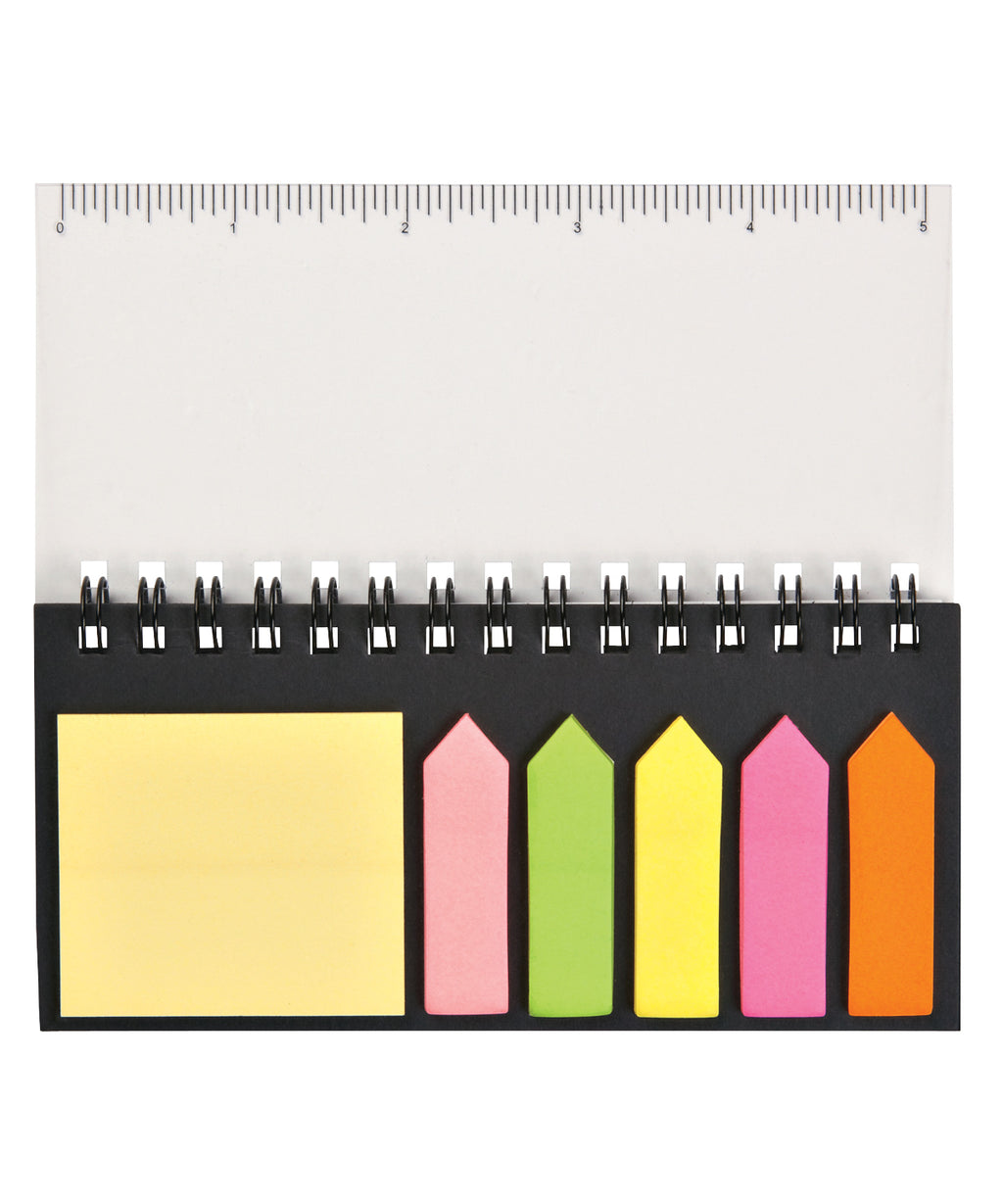 Desk Set, Multi-Use - Black - Ruler_Open