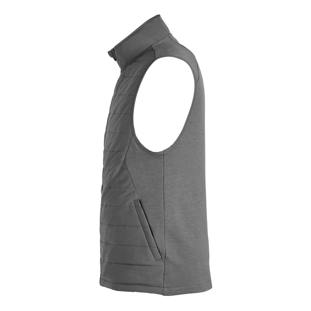 Devon & Jones Men's New Classics® Charleston Hybrid Vest Full Color - Graphite Melange/ Graphite - Direct Side