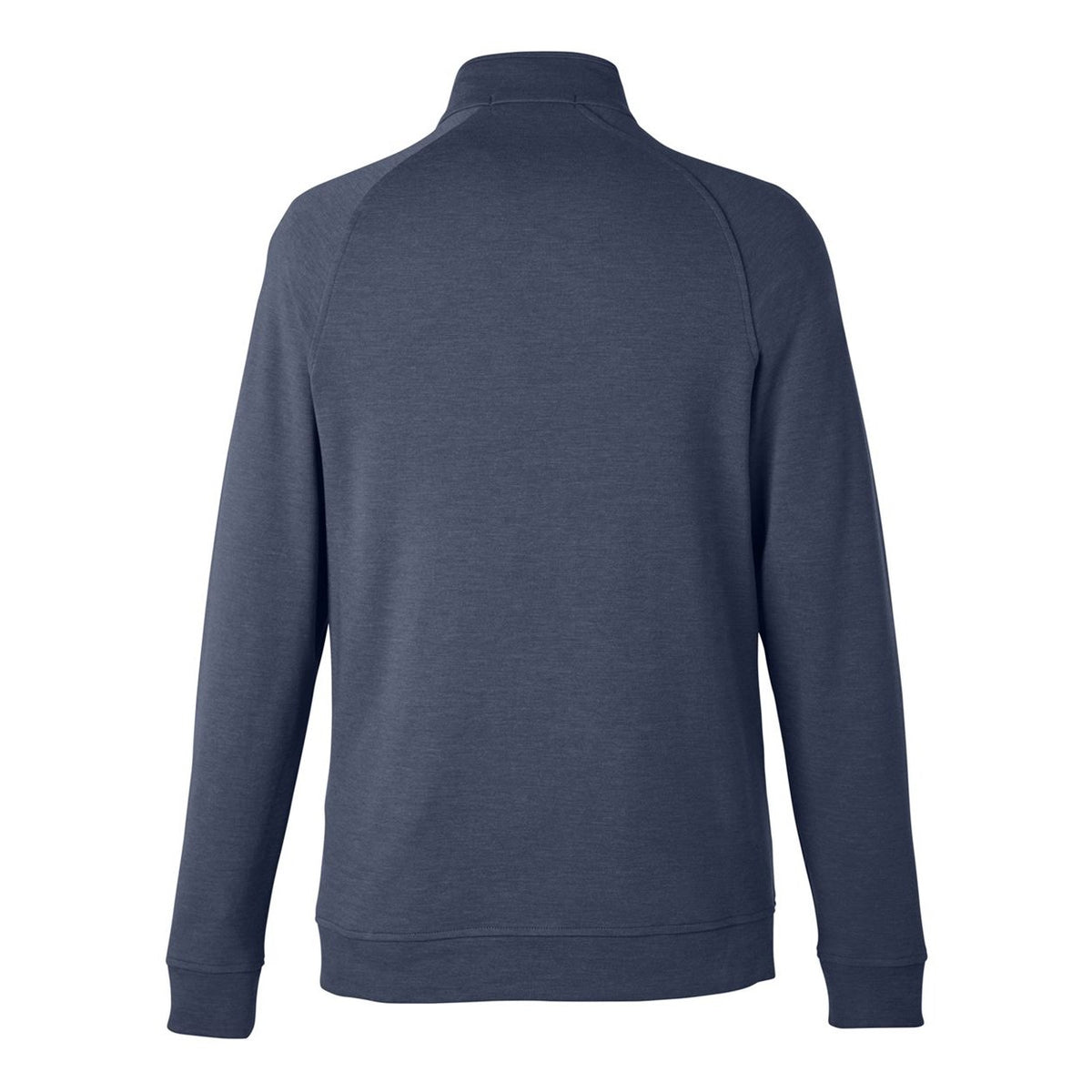 Devon & Jones Men's New Classics® Charleston Quarter-Zip Pullover Full Color - Navy Melange - Back
