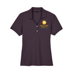 Devon & Jones Women's Pima Piqué Polo Full Color - Espresso - Front