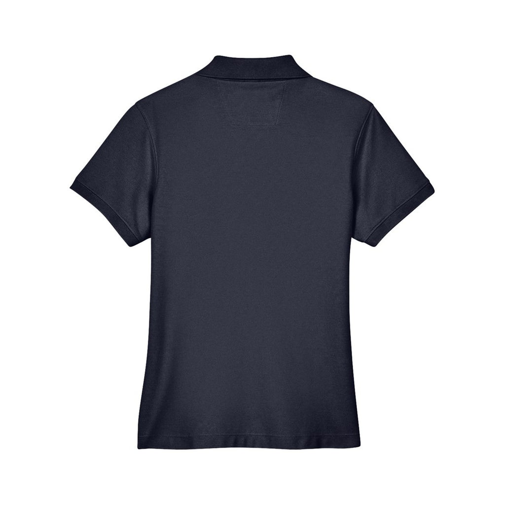 Devon & Jones Women's Pima Piqué Polo Full Color - Navy - Back