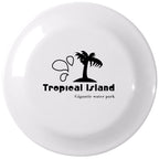 Discus, Large - White - Silk Screen