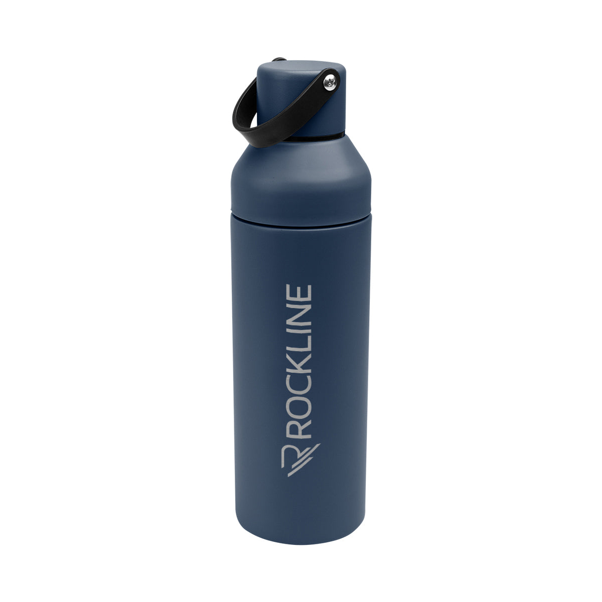 Dixon Recycled Stainless Steel Bottle, 17 oz - Navy - Laser Engraving