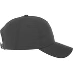 Dominate Microfiber Ball Cap with Seamless Front Transfer - Grey Storm - Right Side