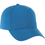 Dominate Microfiber Ball Cap with Seamless Front Transfer - Olympic Blue - Back Flat 2