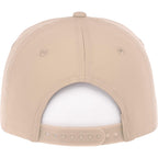 Dominate Microfiber Ball Cap with Seamless Front Transfer - Sandstone - Back Flat