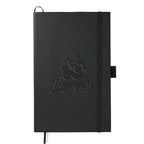 Dotted Planning Notebook with Numbered Pages, 5.5 x 8.5 Inches - Black - Front