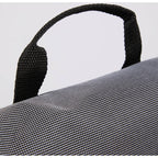 Dover Messenger Bag with Laptop Sleeve in Recycled PET Full Color - Gray - Detail