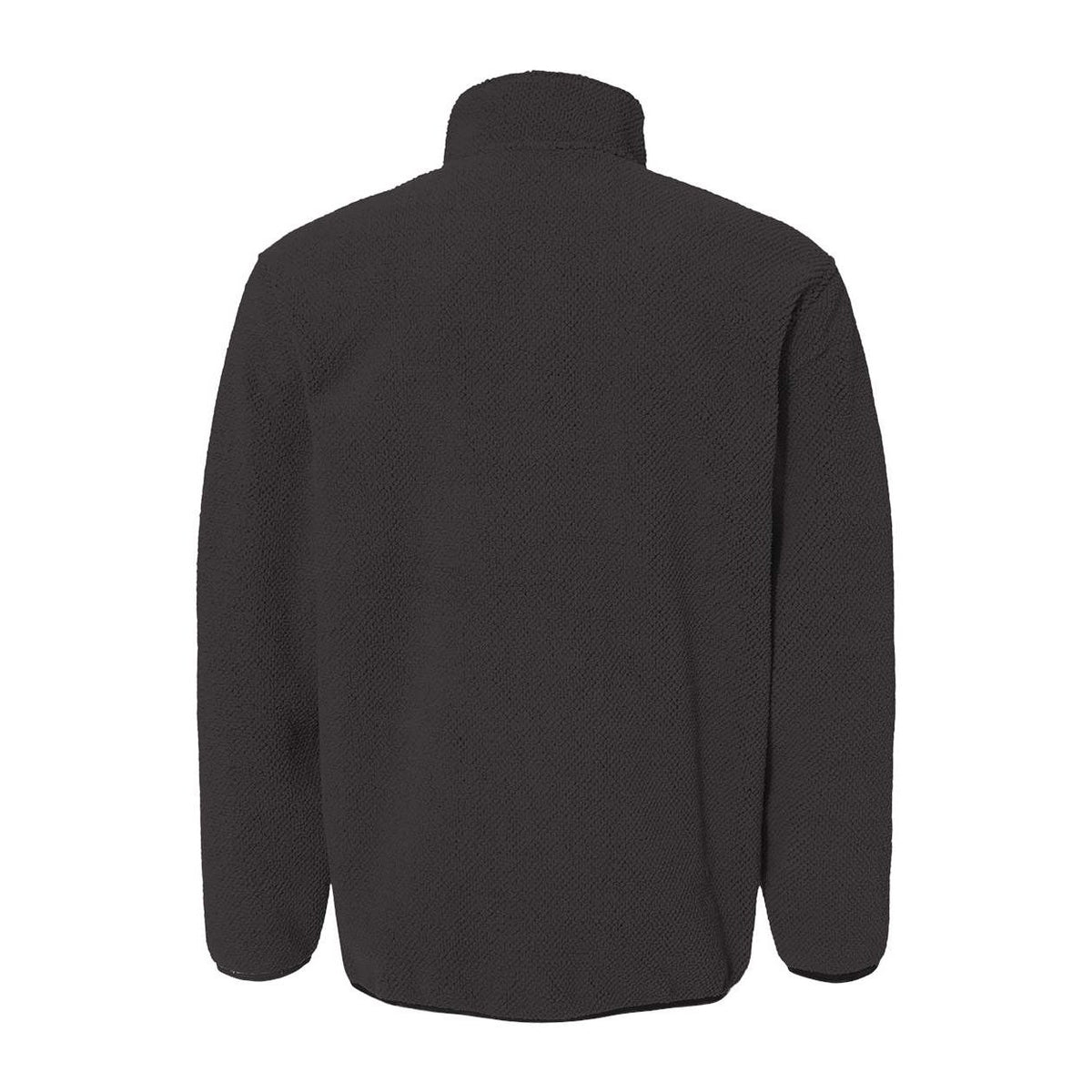 DRI DUCK Men's Brooks Sherpa Mountain Fleece Pullover Embroidery - Charcoal - Back