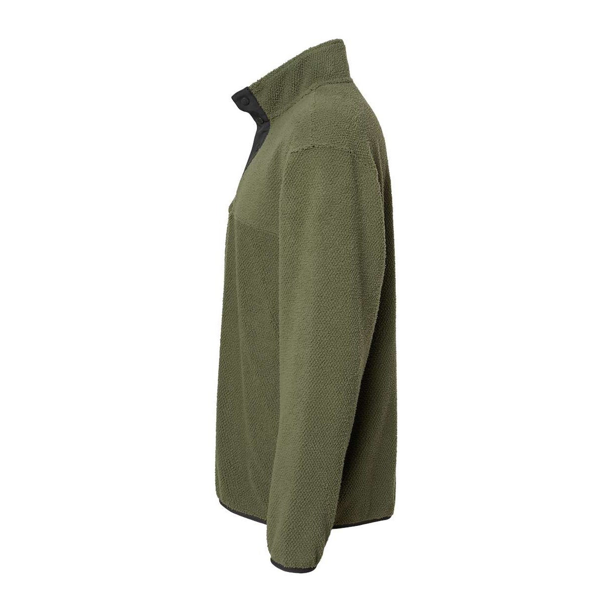 DRI DUCK Men's Brooks Sherpa Mountain Fleece Pullover Embroidery - Sage - Direct Side