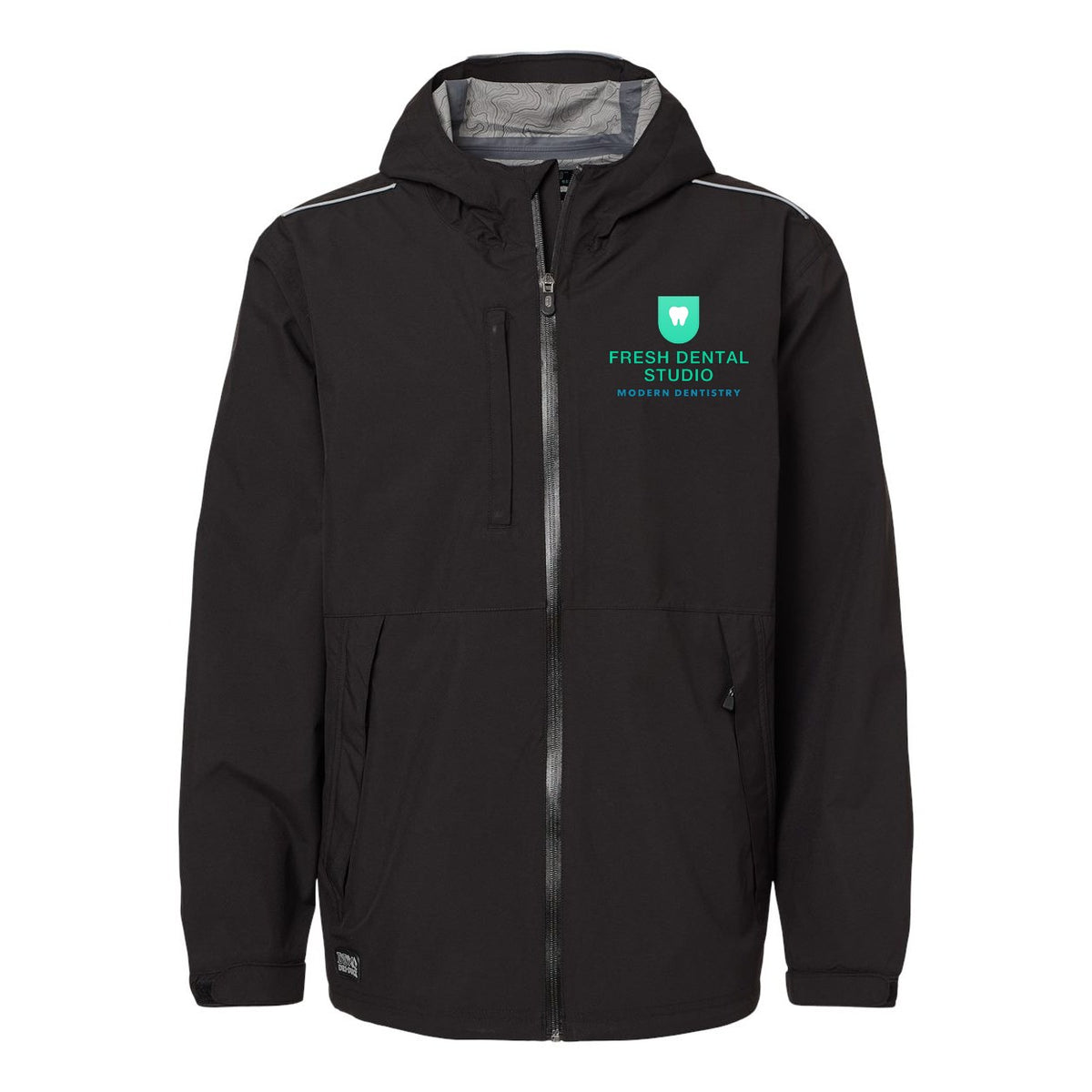 DRI DUCK Men's Challenger Full-Zip Jacket Full Color - Black - Front