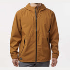 DRI DUCK Men's Challenger Full-Zip Jacket Full Color - Saddle - On Model Front