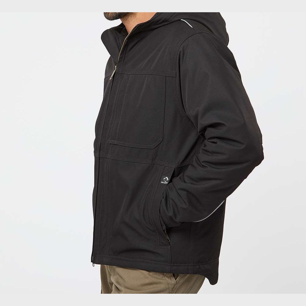 DRI DUCK Men's Kodiak Jacket Full Color - Black - On Model Side