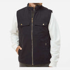 DRI DUCK Men's Trek Canyon Cloth™ Vest Embroidery - Black - On Model Front