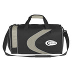 Duffel Bag for Sports Embroidery - Gray/Black - Silk Screen