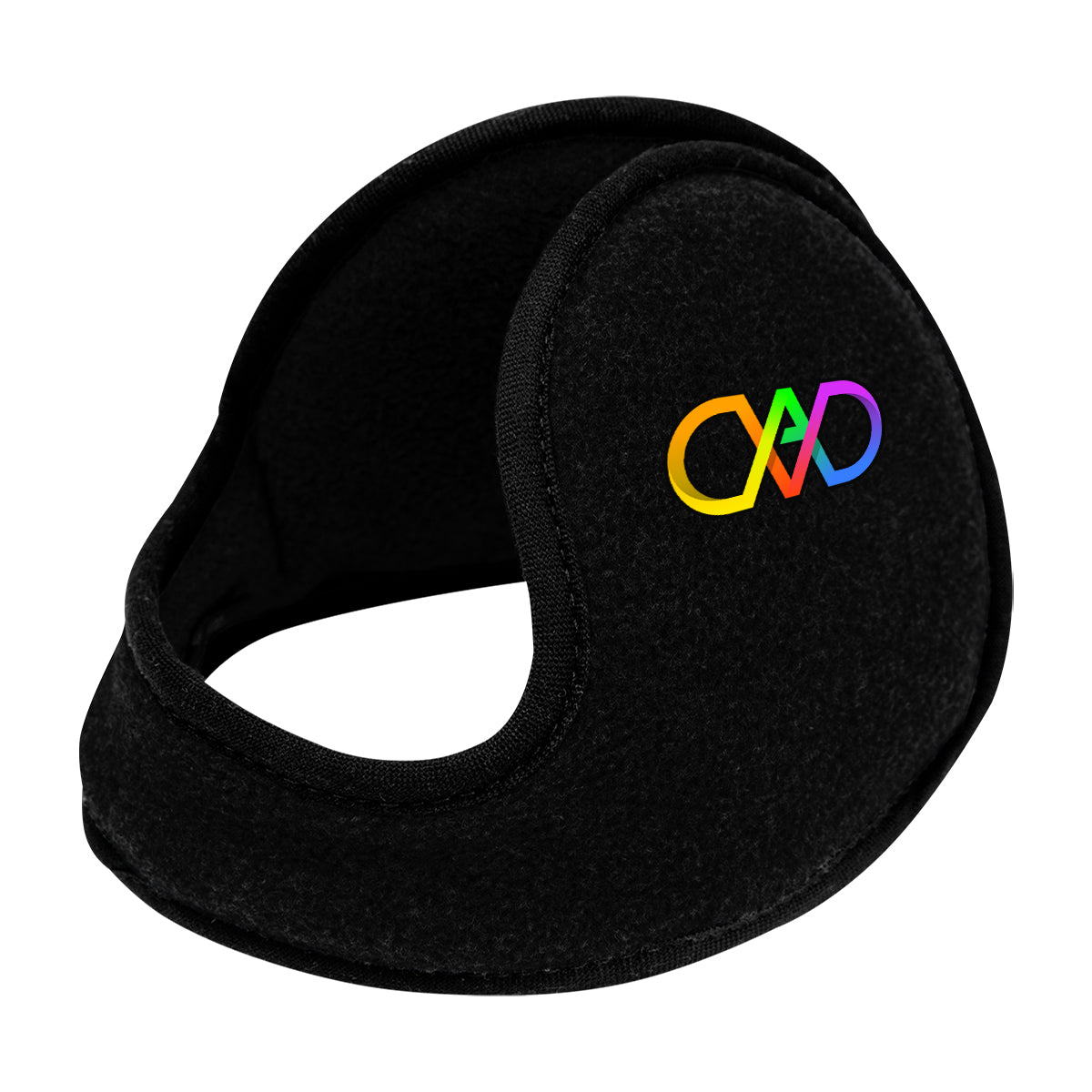 Earmuffs That Sit Behind the Head - Black - Colorbrite