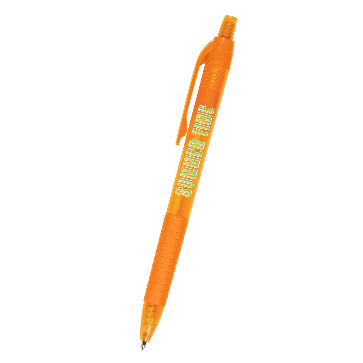 Echo Pen, Custom Printed - Orange - Full Color