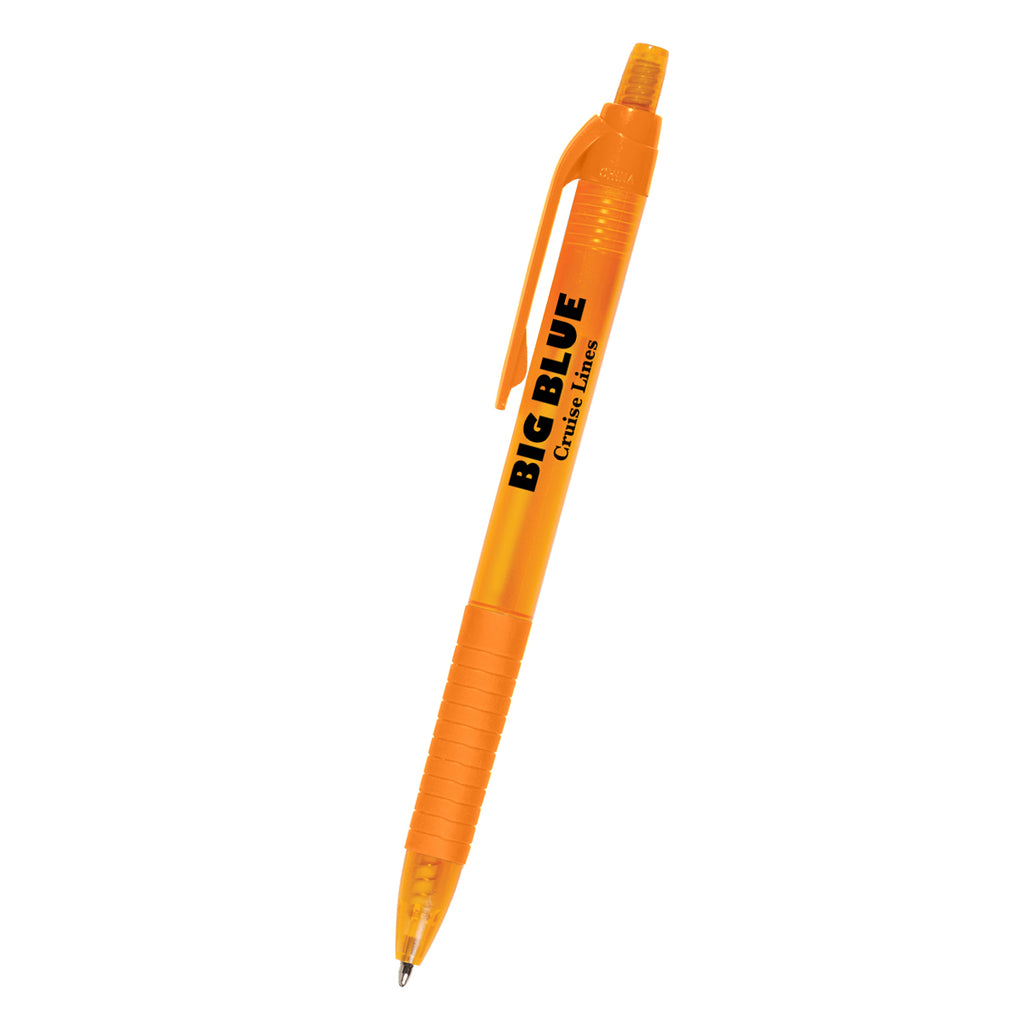 Echo Pen, Custom Printed - Orange - Silk Screen