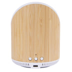Edgewood Bamboo Speaker and Wireless Charger Full Color - Bamboo - Back