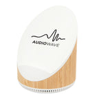 Edgewood Bamboo Speaker and Wireless Charger Full Color - Pad Print