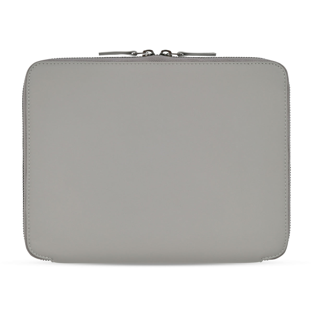 Envoy Executive Zip Padfolio in Top Grain Leather Embroidery - Taupe - View 2