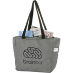 Essential Convention Tote with Zip Top Embroidery - Graphite - Photo
