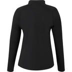 Evans Recycled Performance Half Zip for Women Embroidery - Black - Back