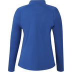 Evans Recycled Performance Half Zip for Women Embroidery - New Royal - Back