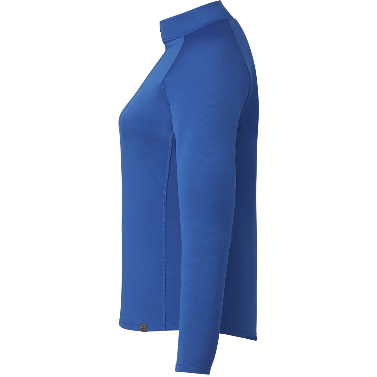 Evans Recycled Performance Half Zip for Women Embroidery - New Royal - Left Side