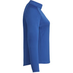 Evans Recycled Performance Half Zip for Women Transfer - New Royal - Right Side