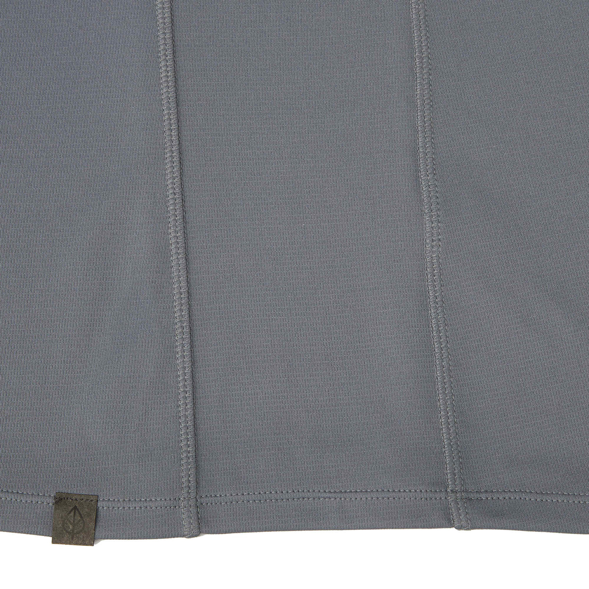 Evans Recycled Performance Half Zip for Women Transfer - Steel Grey - Detail 2