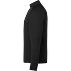 Evans Recycled Performance Quarter Zip for Men Transfer - Black - Left Side