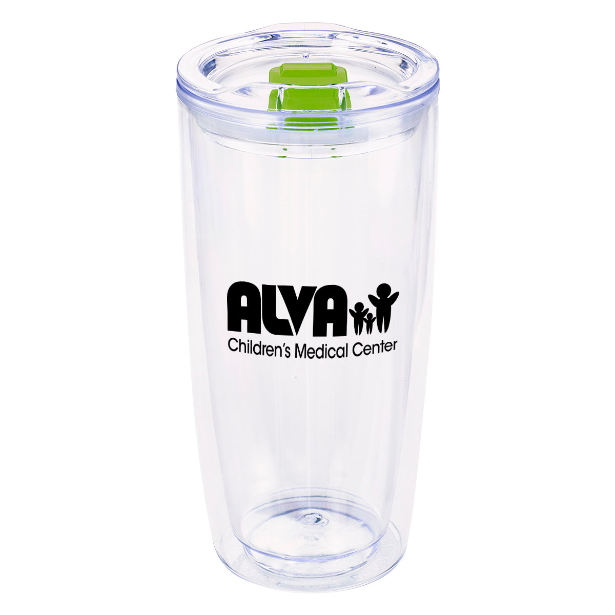 Everest Clarity Recycled Tumbler, 19 oz - Lime Green - Silk Screen
