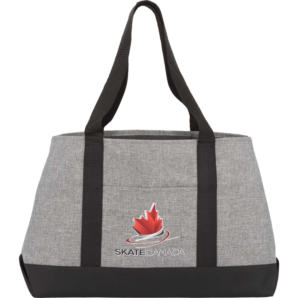 Excel Sport Leisure Tote in PolyCanvas Embroidery - Graphite - Front