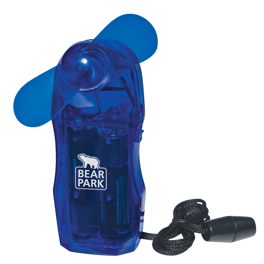 Fan, Mini - Blue - Pad Print