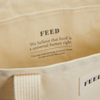 FEED Organic Weekend Tote, 12 oz Embroidery - Natural - Detail 3