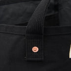 FEED Organic Weekend Tote, 12 oz Transfer - Black - Detail 3